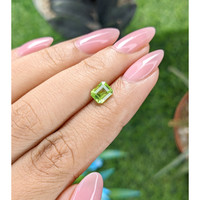 1.13 Ct. Green (Lime Green) Peridot from Tanzania Life Style