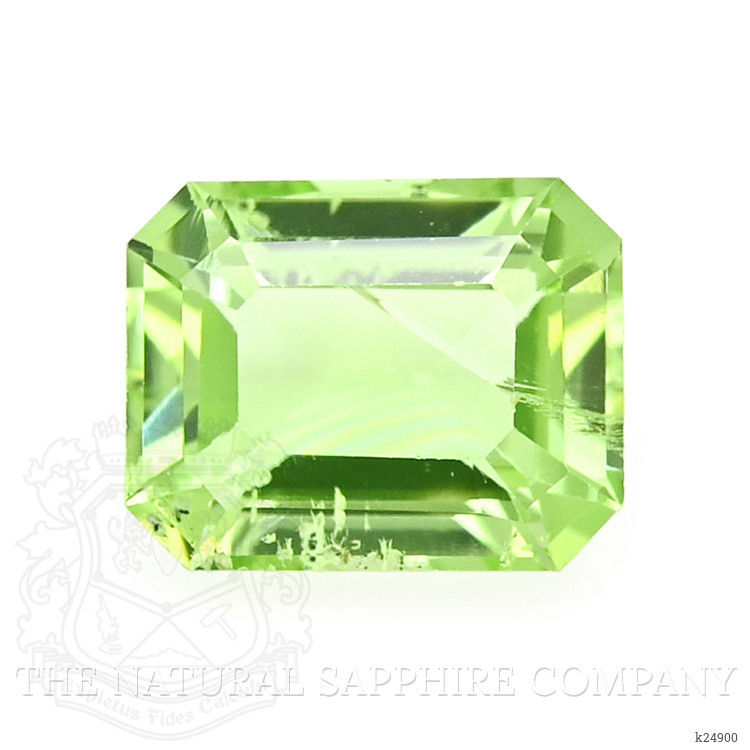 0.93 Ct. Green (Lime Green) Peridot from Tanzania