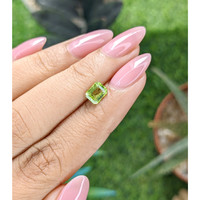 0.93 Ct. Green (Lime Green) Peridot from Tanzania Life Style