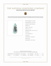 5.77 Ct. Blue Aquamarine from Brazil Scan Report
