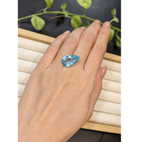 8.77 Ct. Blue Aquamarine from Brazil Life Style
