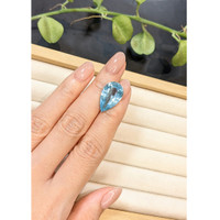 8.77 Ct. Blue Aquamarine from Brazil Life Style