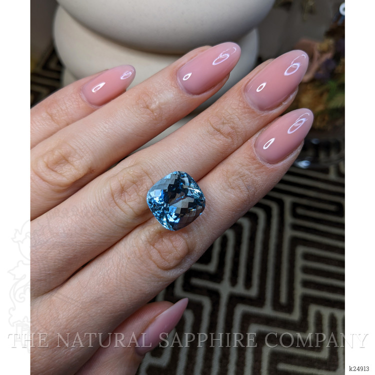 12.36 Ct. Blue Aquamarine