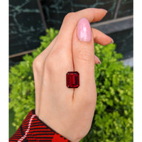 8.65 Ct. Pinkish Red Rubellite Tourmaline Life Style