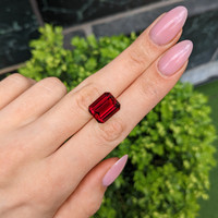 8.65 Ct. Pinkish Red Rubellite Tourmaline Life Style