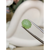 5.27 Ct. Green Cabochon Jade from Burma (Myanmar) Life Style