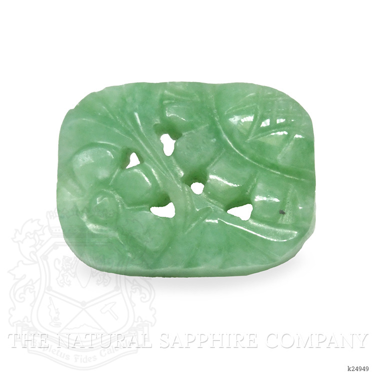 8.54 Ct. Bluish Green Jade from Burma (Myanmar)