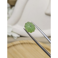 5.24 Ct. Green Cabochon Jade from Burma (Myanmar) Life Style