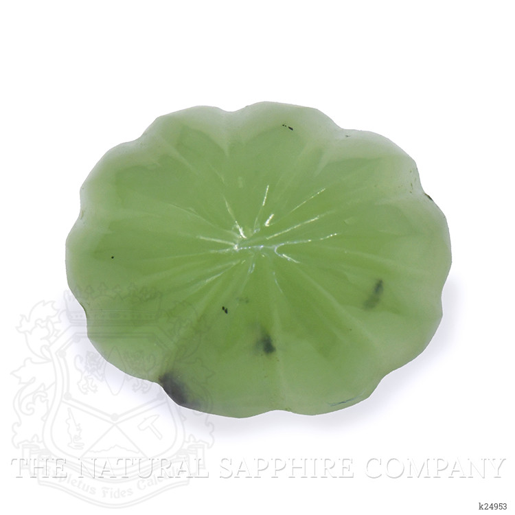 5.30 Ct. Green Cabochon Jade from Burma (Myanmar)