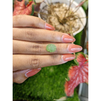 5.30 Ct. Green Cabochon Jade from Burma (Myanmar) Life Style