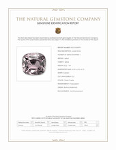 1.40 Ct. Pinkish Purple Spinel from Burma (Myanmar) Scan Report