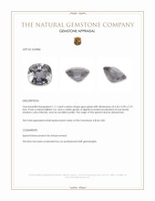 1.11 Ct. Grey Spinel from Burma (Myanmar) Appraisal