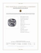 1.32 Ct. Grey Spinel from Burma (Myanmar) Scan Report
