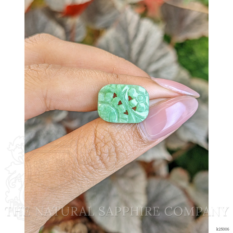 6.02 Ct. Green Jade from Burma (Myanmar)