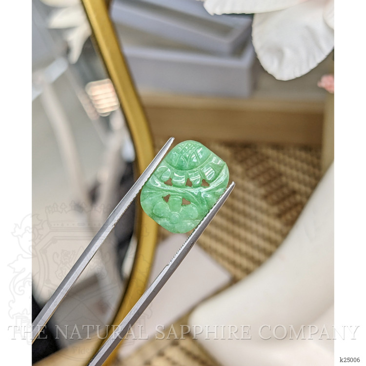 6.02 Ct. Green Jade from Burma (Myanmar)
