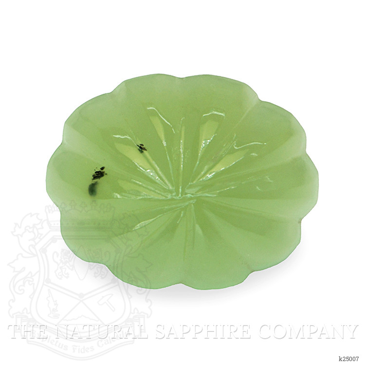4.77 Ct. Yellowish Green Cabochon Jade from Burma (Myanmar)