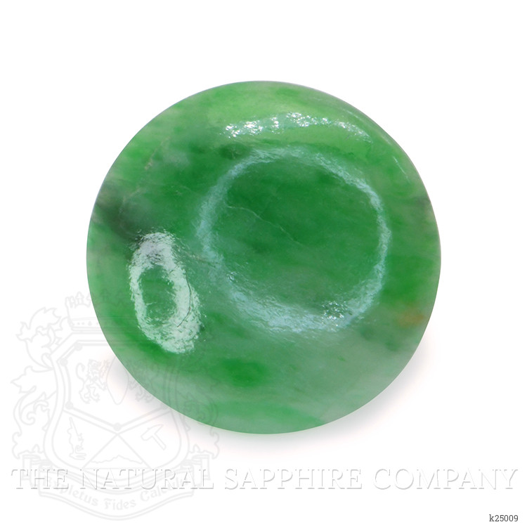 1.13 Ct. Green Cabochon Jade from Burma (Myanmar)