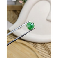 1.13 Ct. Green Cabochon Jade from Burma (Myanmar) Life Style