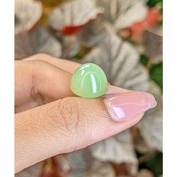 15.20 Ct. Green Cabochon Jade from Burma (Myanmar) Life Style