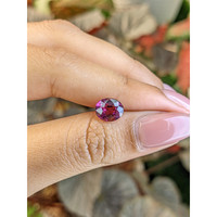 2.70 Ct. Pinkish Purple Rhodolite Garnet from Ceylon (Sri Lanka) Life Style