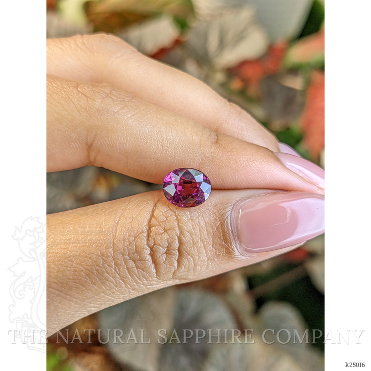 2.70 Ct. Pinkish Purple Rhodolite Garnet from Ceylon (Sri Lanka)