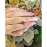 2.70 Ct. Pinkish Purple Rhodolite Garnet from Ceylon (Sri Lanka) Life Style