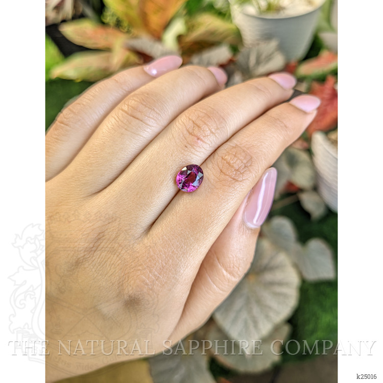 2.70 Ct. Pinkish Purple Rhodolite Garnet from Ceylon (Sri Lanka)