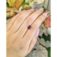 2.14 Ct. Pinkish Purple Rhodolite Garnet from Ceylon (Sri Lanka) Life Style