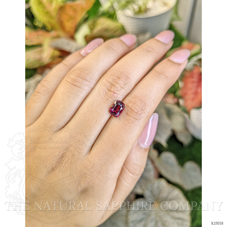 2.14 Ct. Pinkish Purple Rhodolite Garnet from Ceylon (Sri Lanka)