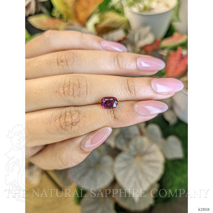 2.14 Ct. Pinkish Purple Rhodolite Garnet from Ceylon (Sri Lanka)