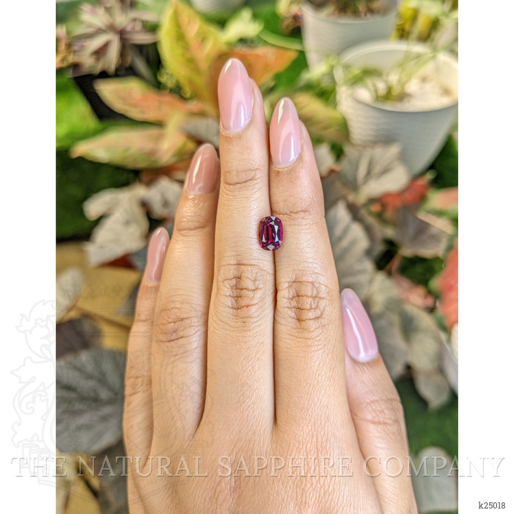 2.14 Ct. Pinkish Purple Rhodolite Garnet from Ceylon (Sri Lanka)