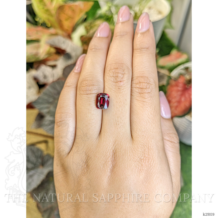 3.20 Ct. Purplish Red Rhodolite Garnet from Ceylon (Sri Lanka)