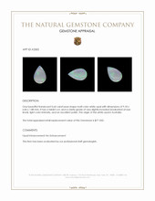 0.64 Ct. White Opal from Australia Appraisal