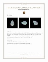0.64 Ct. Multi Color White Opal (Light Opal) from Australia Appraisal