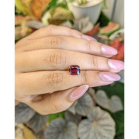 3.06 Ct. Purplish Red Rhodolite Garnet from Ceylon (Sri Lanka) Life Style