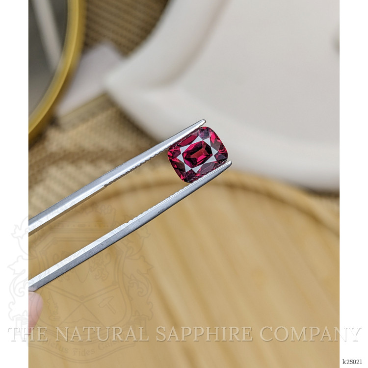 2.81 Ct. Purplish Red Rhodolite Garnet from Ceylon (Sri Lanka)