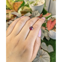 2.10 Ct. Reddish Purple Rhodolite Garnet from Ceylon (Sri Lanka) Life Style