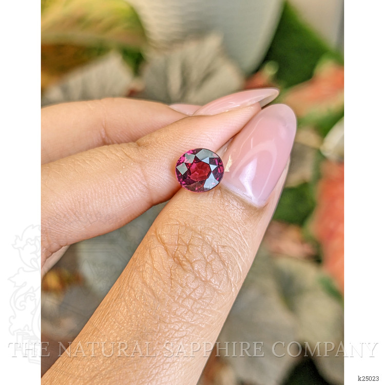 2.38 Ct. Purplish Pink Rhodolite Garnet from Ceylon (Sri Lanka)