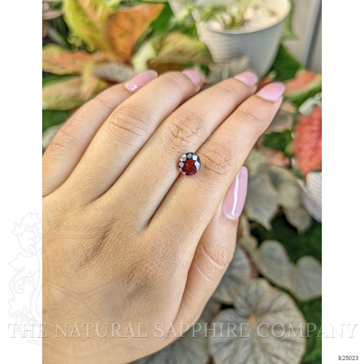 2.38 Ct. Purplish Pink Rhodolite Garnet from Ceylon (Sri Lanka)