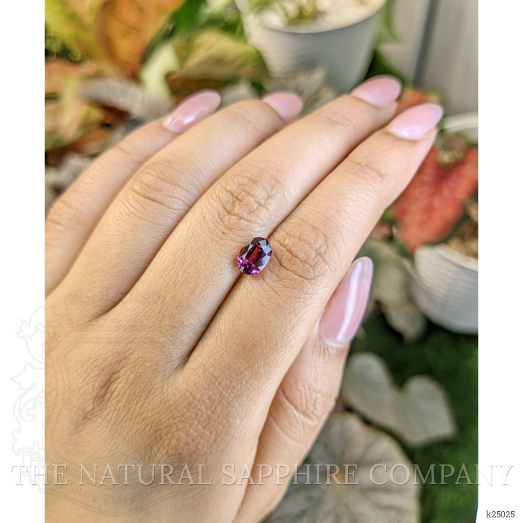 1.71 Ct. Purplish Pink Rhodolite Garnet from Ceylon (Sri Lanka)