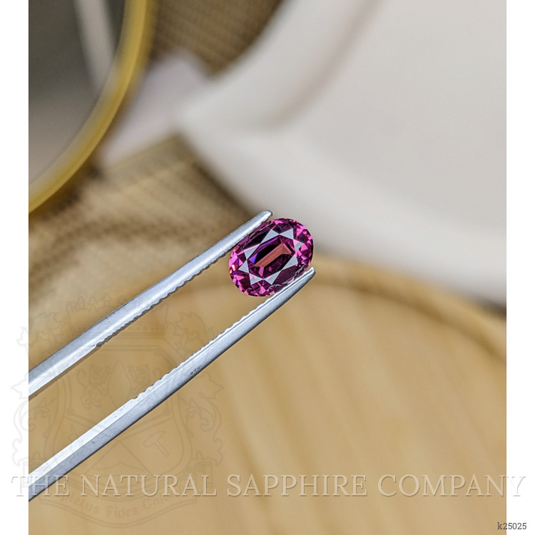 1.71 Ct. Purplish Pink Rhodolite Garnet from Ceylon (Sri Lanka)