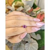 1.59 Ct. Pinkish Purple Rhodolite Garnet from Ceylon (Sri Lanka) Life Style