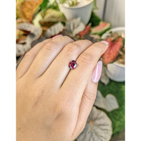 1.79 Ct. Purplish Pink Rhodolite Garnet from Ceylon (Sri Lanka) Life Style
