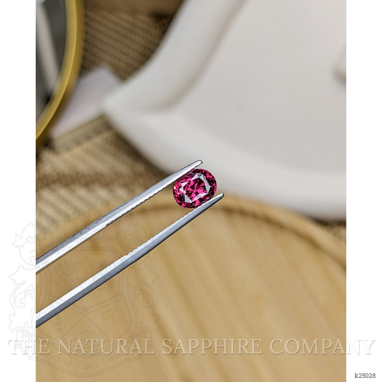 1.79 Ct. Purplish Pink Rhodolite Garnet from Ceylon (Sri Lanka)