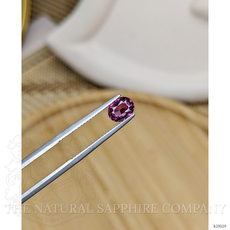 1.52 Ct. Pinkish Purple Rhodolite Garnet from Ceylon (Sri Lanka)