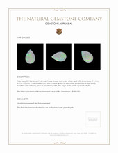 0.65 Ct. White Opal from Australia Appraisal