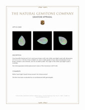 0.65 Ct. Multi Color White Opal (Light Opal) from Australia Appraisal