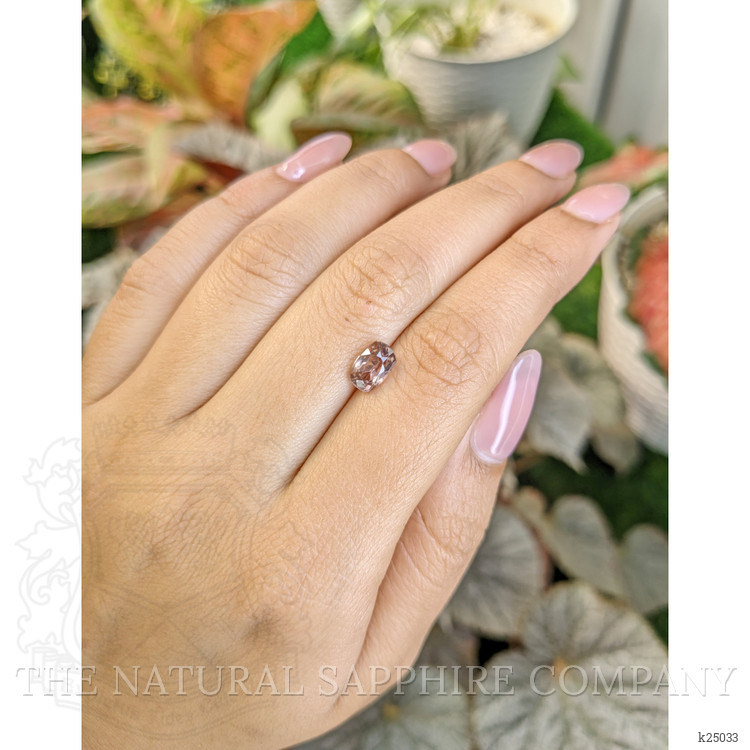 1.94 Ct. Pinkish Brown Zircon from Ceylon (Sri Lanka)