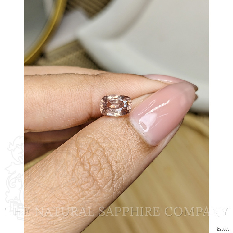 1.94 Ct. Pinkish Brown Zircon from Ceylon (Sri Lanka)