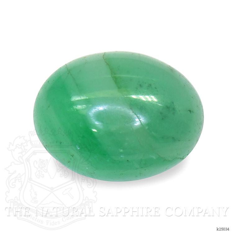 0.94 Ct. Green Cabochon Jade from Burma (Myanmar)